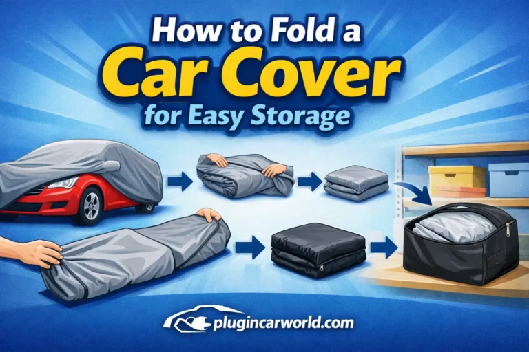 how to fold a car cover