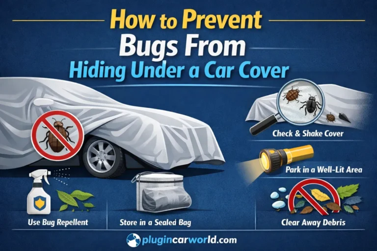 How to Prevent Bugs From Hiding Under a Car Cover