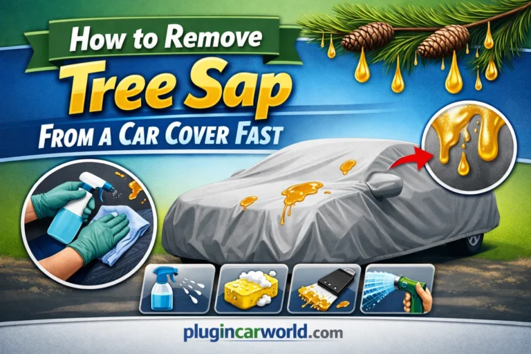 Remove Tree Sap From a Car Cover Fast