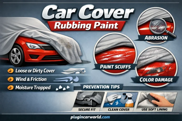 car cover rubbing paint