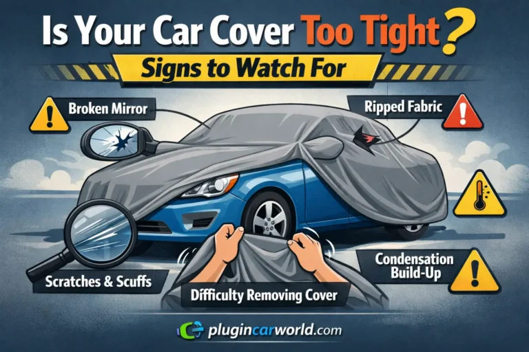 car cover too tight