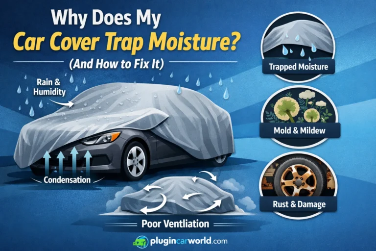car cover traps moisture