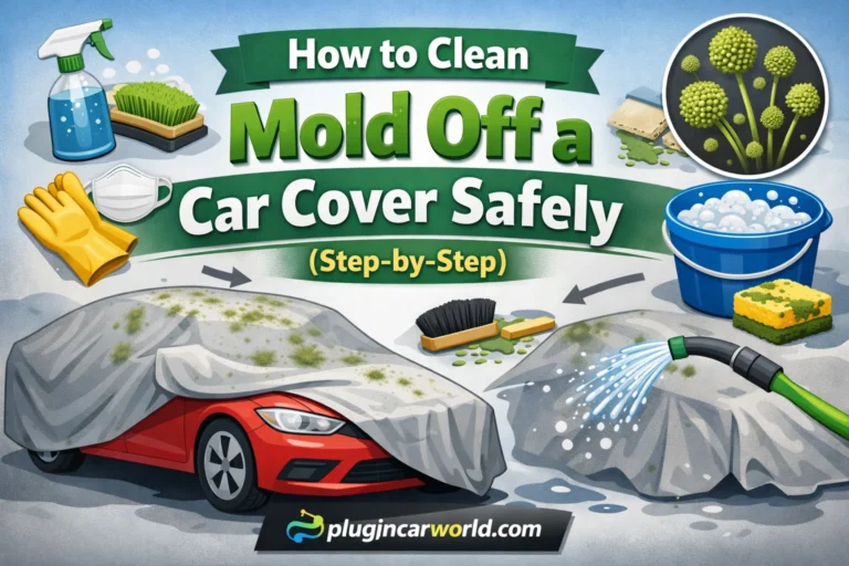 how to clean mold off a car cover