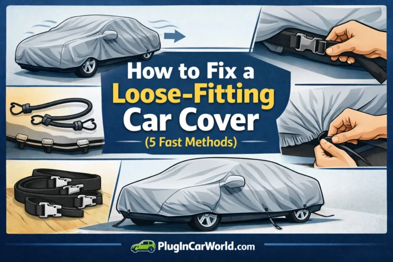 how to fix a loose car cover