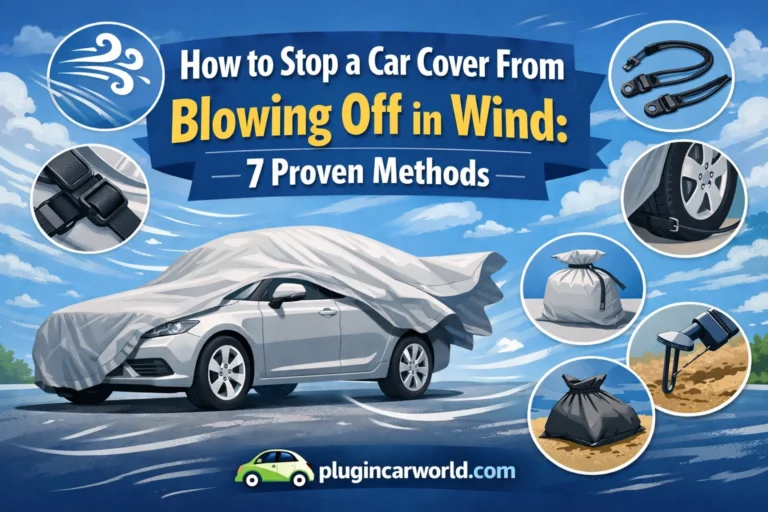 how to stop car cover from blowing off