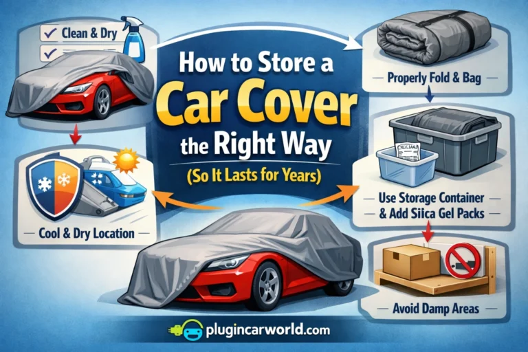 how to store a car cover