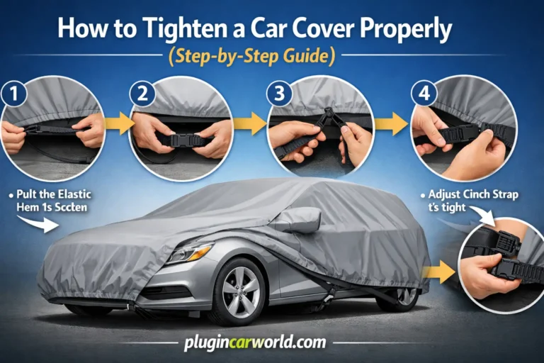 how to tighten a car cover