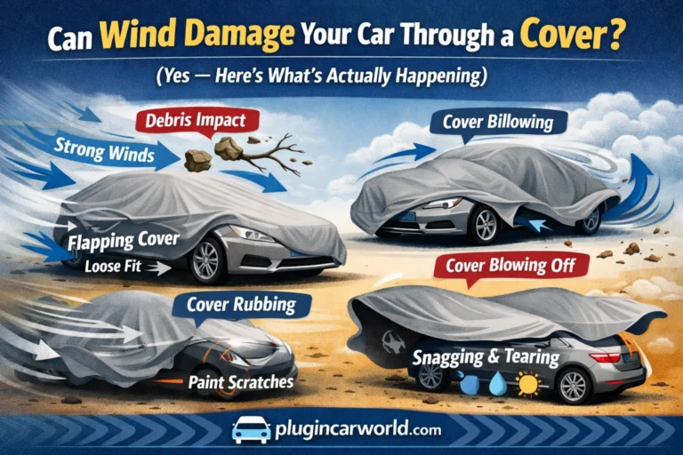 wind damage from car cover