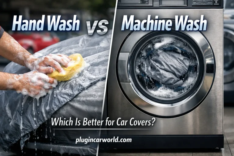 Hand Wash vs Machine Wash car cover
