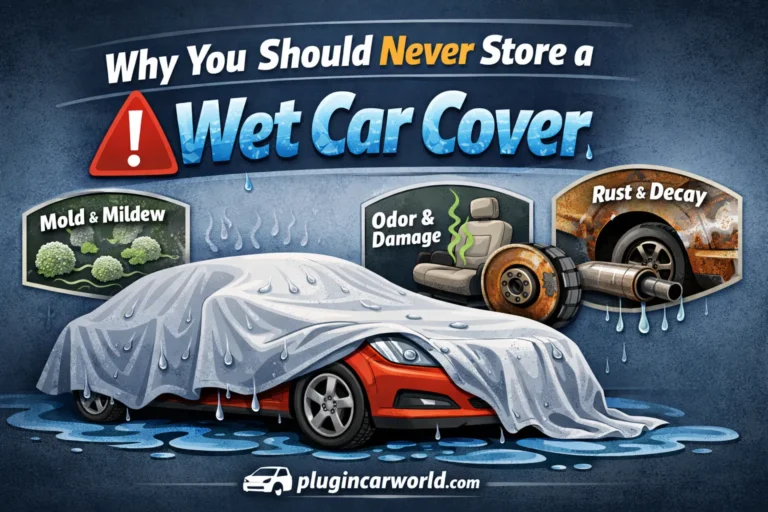 Never Store a Wet Car Cover