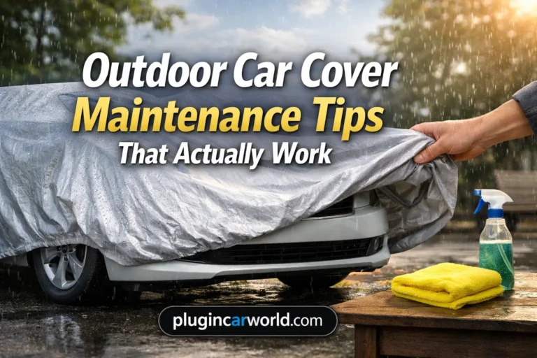 Outdoor Car Cover Maintenance Tips