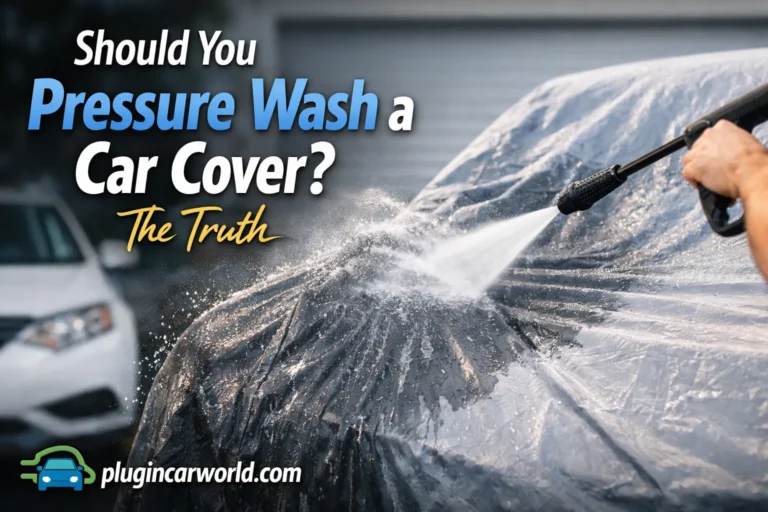 Pressure Wash a Car Cover