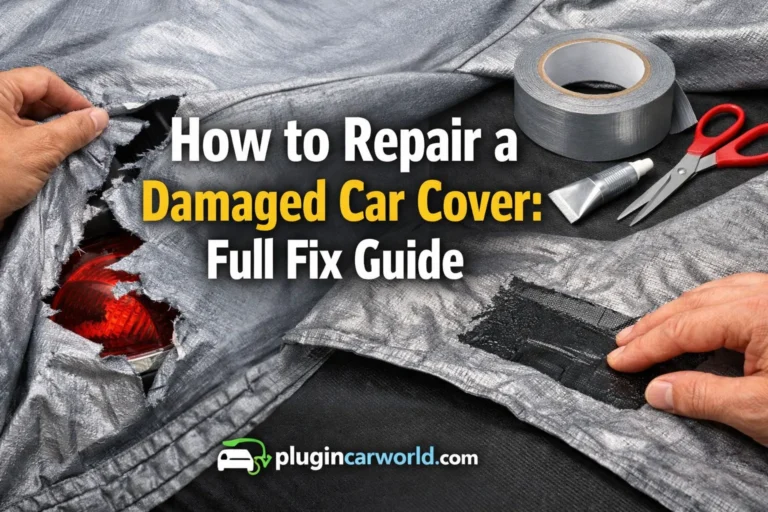 Repair a Damaged Car Cover