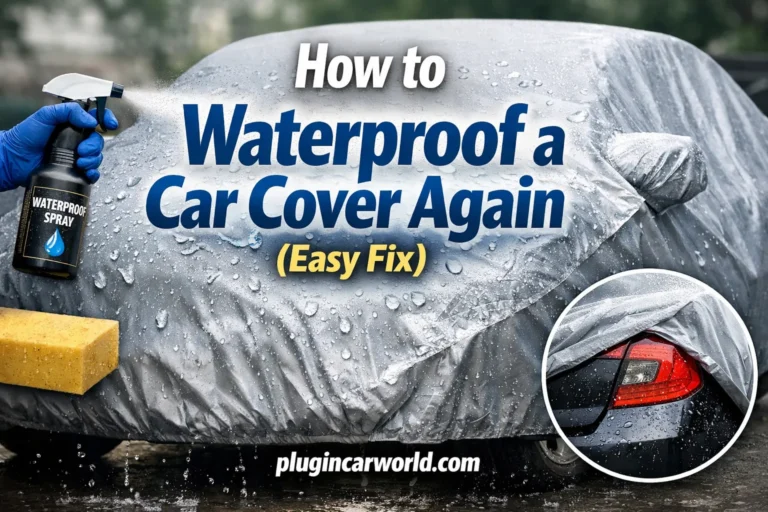 Waterproof a Car Cover Again