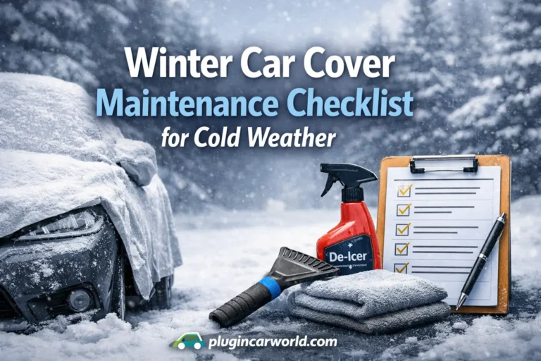 Winter Car Cover Maintenance Checklist