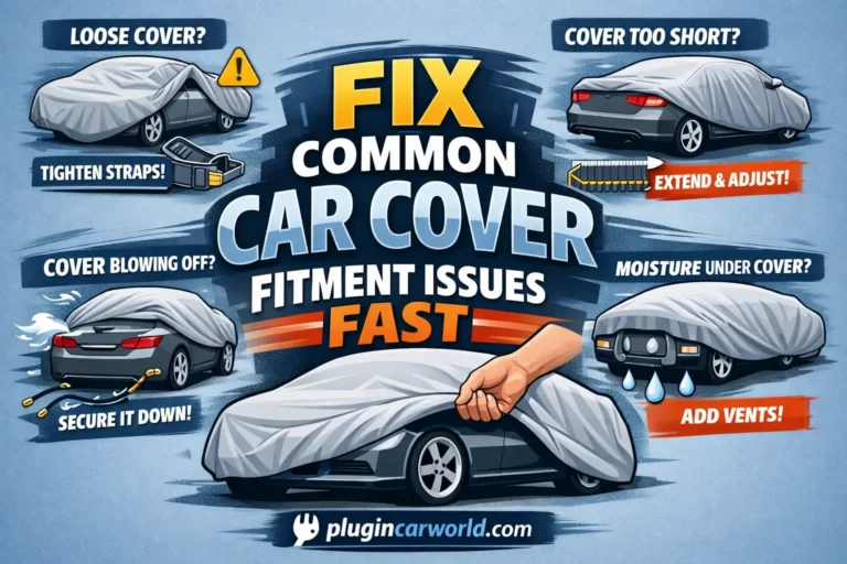 how to fix car cover fitment issues
