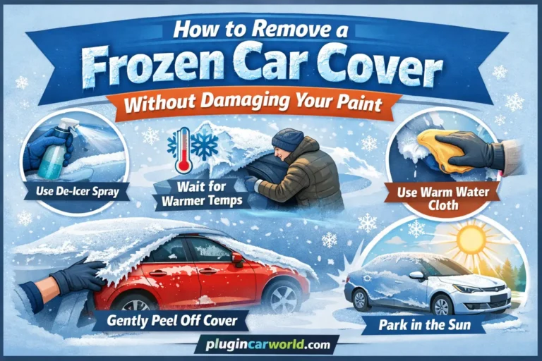 how to unfreeze a car cover
