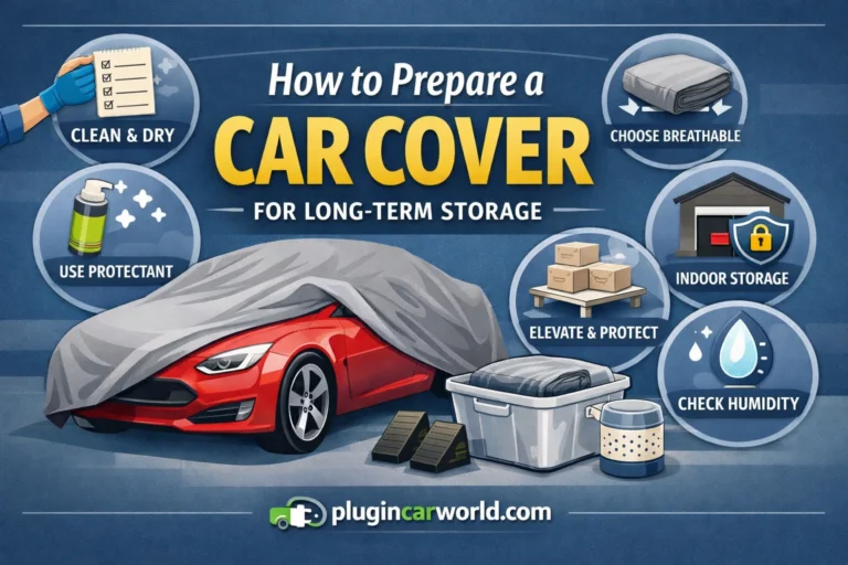 how to use a car cover for long term storage