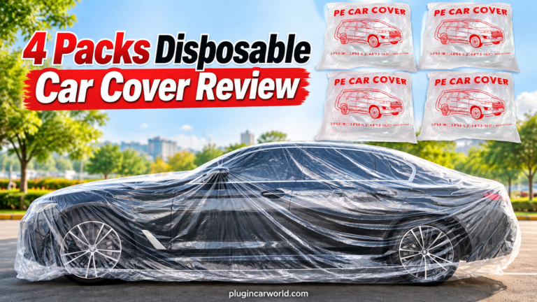 4 Packs Disposable Car Cover Review