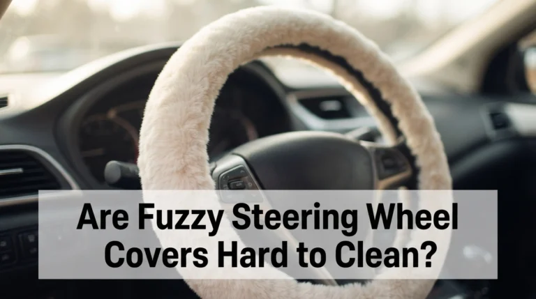 Are Fuzzy Steering Wheel Covers Hard to Clean