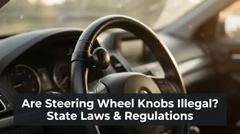 Are Steering Wheel Knobs Illegal