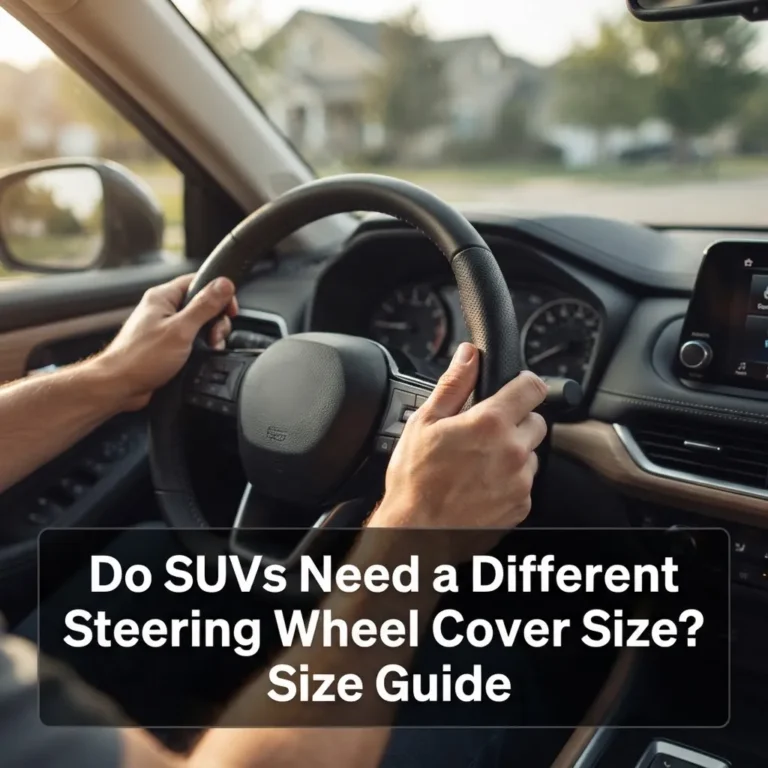 Do SUVs Need a Different Steering Wheel Cover Size