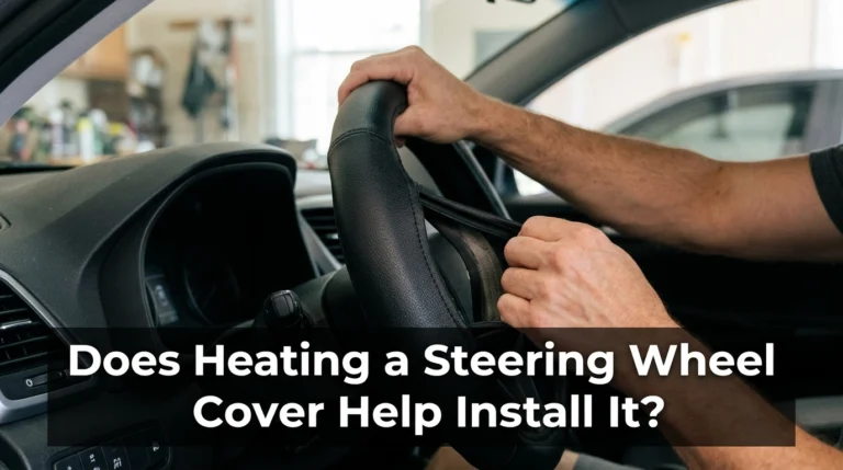 Does Heating a Steering Wheel Cover Help Install It