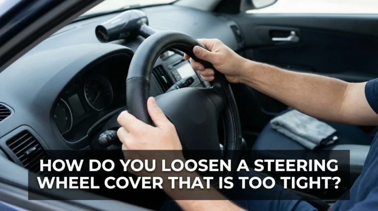 How Do You Loosen a Steering Wheel Cover That Is Too Tight