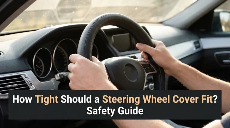 How Tight Should a Steering Wheel Cover Fit