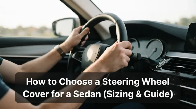 How to Choose a Steering Wheel Cover for a Sedan