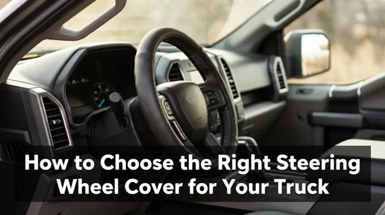 How to Choose the Right Steering Wheel Cover for Your Truck