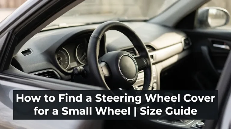 How to Find a Steering Wheel Cover for a Small Wheel