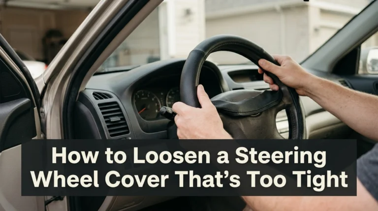 How to Loosen a Steering Wheel Cover That’s Too Tight