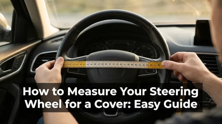How to Measure Your Steering Wheel for a Cover