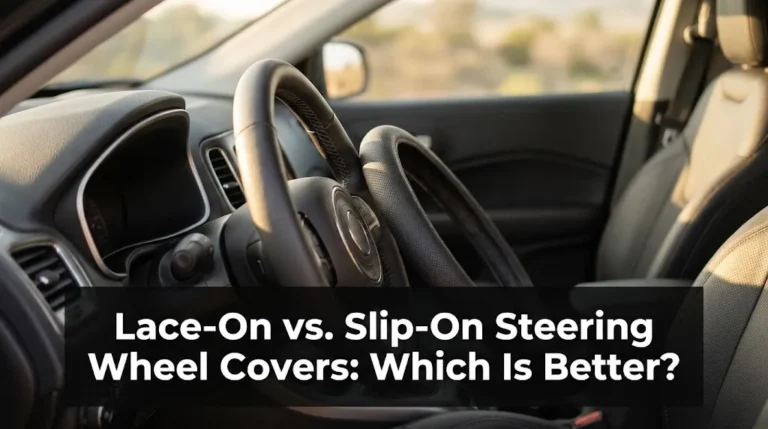 Lace-On vs. Slip-On Steering Wheel Covers