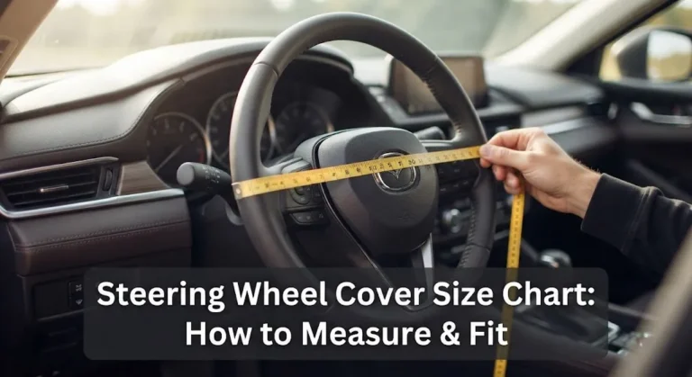 Steering Wheel Cover Size Chart