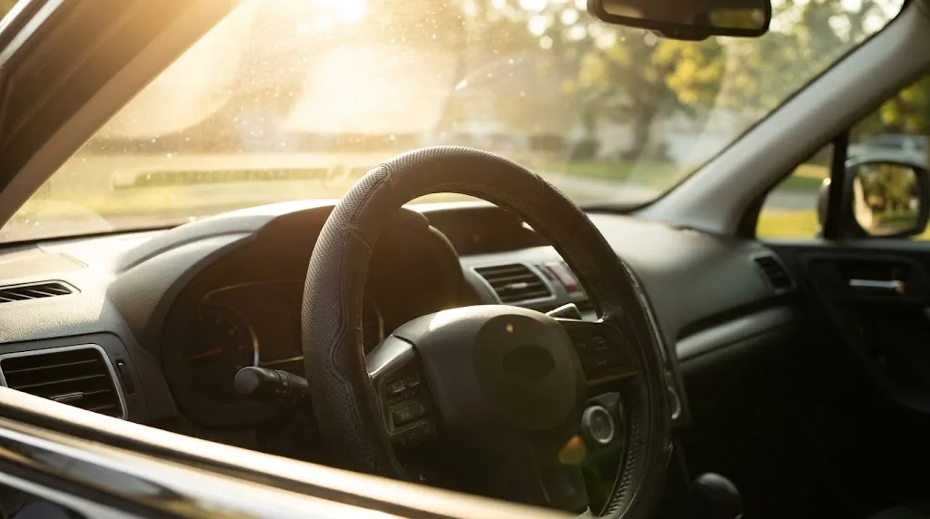 Steering wheel cover selection guide for hot and cold climates.